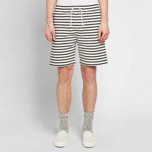 Norse Projects - RO Compact Shorts in Ecru/Navy, Size S (US 30)